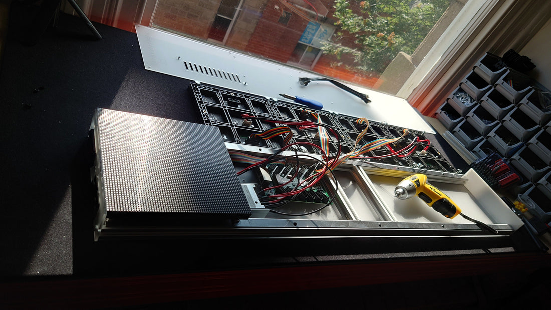 LED modules as part of an LED panel