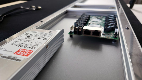 Step 07 | Attach receiving card to backplate