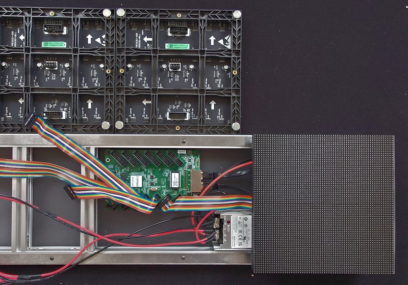 The first module in place