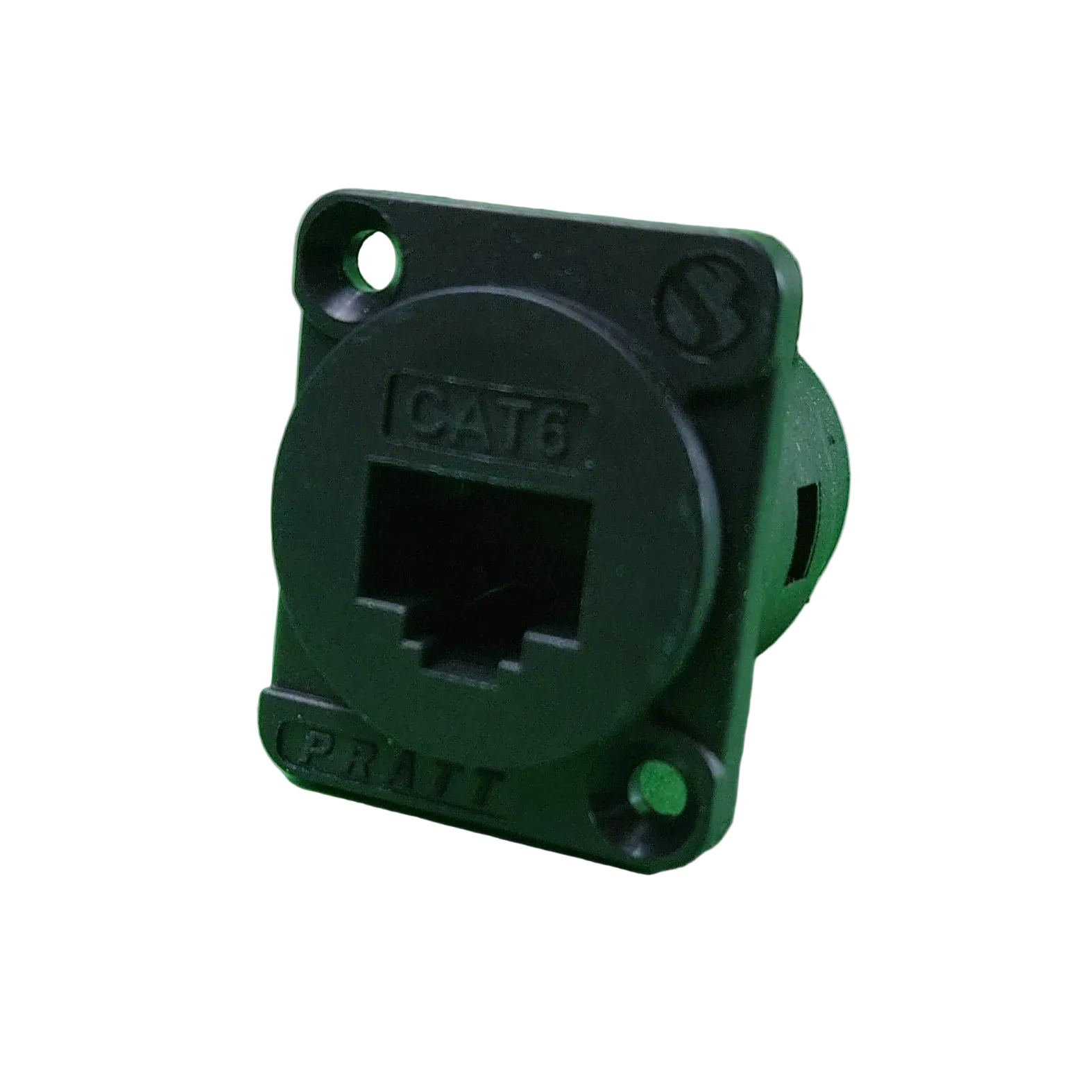 RJ45 panel mount thru socket
