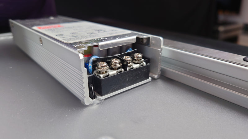 Align the second PSU mount point