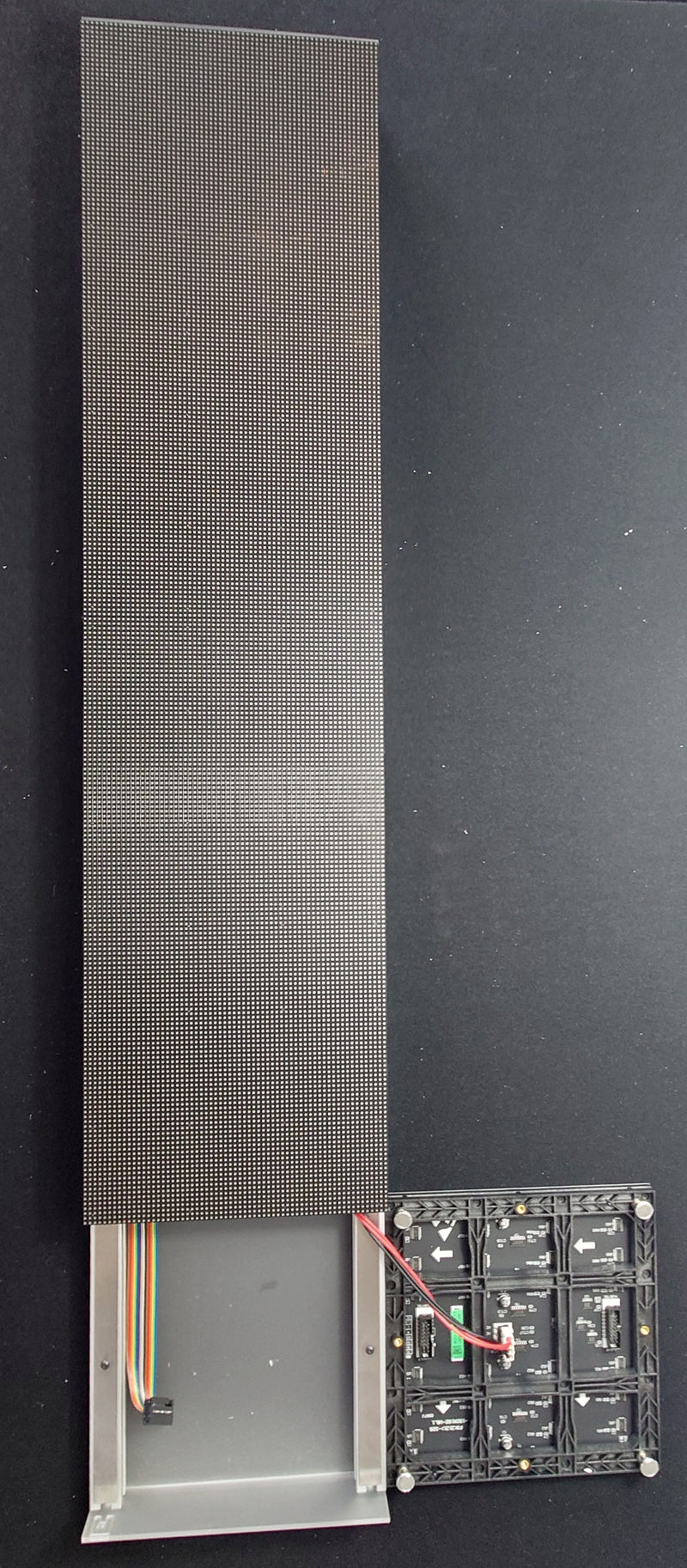 Connecting up the final LED module